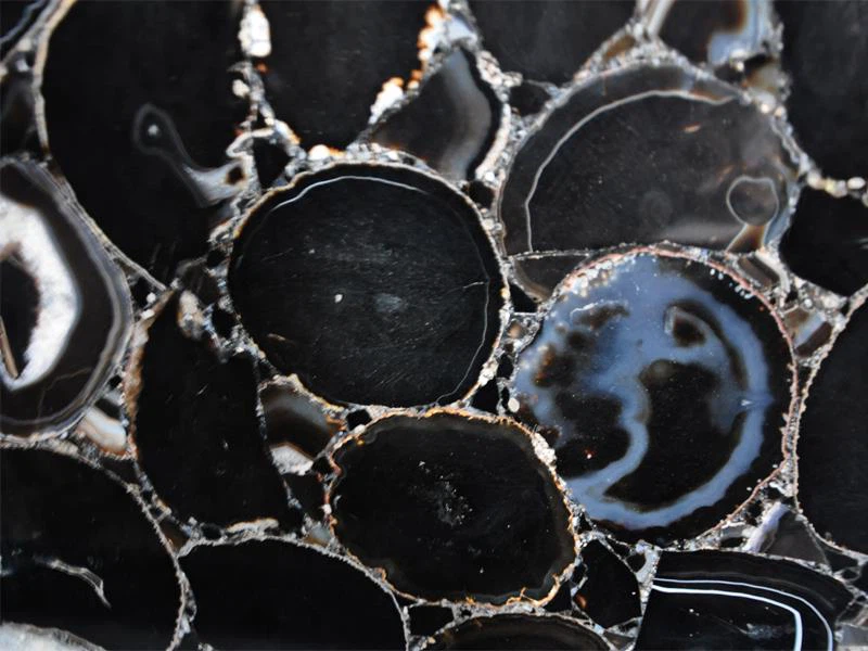 Translucent Black Agate Gemstone Slabs Translucent Black Agate Gemstone Slabs