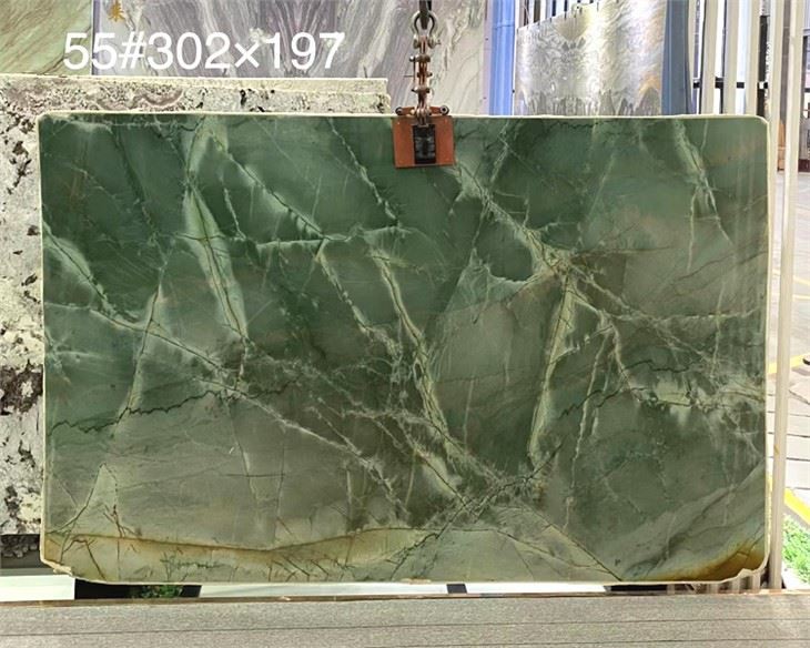 Cristallo Verde Quartzite Slabs