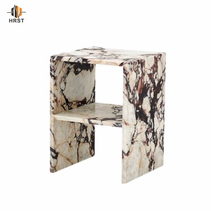 Viola Calacatta Marble Side Table