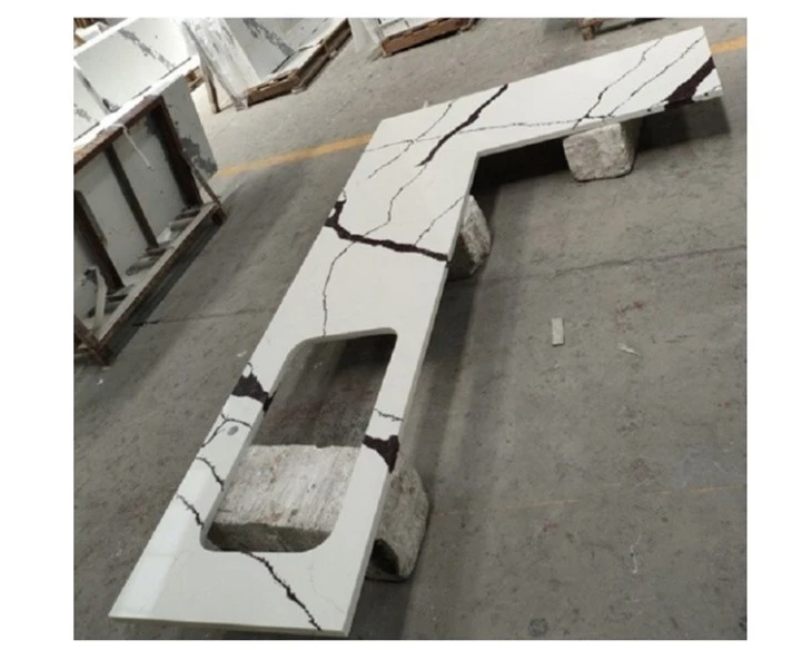 Calacatta White Quartz With Black Vein Calacatta White Quartz With Black Vein