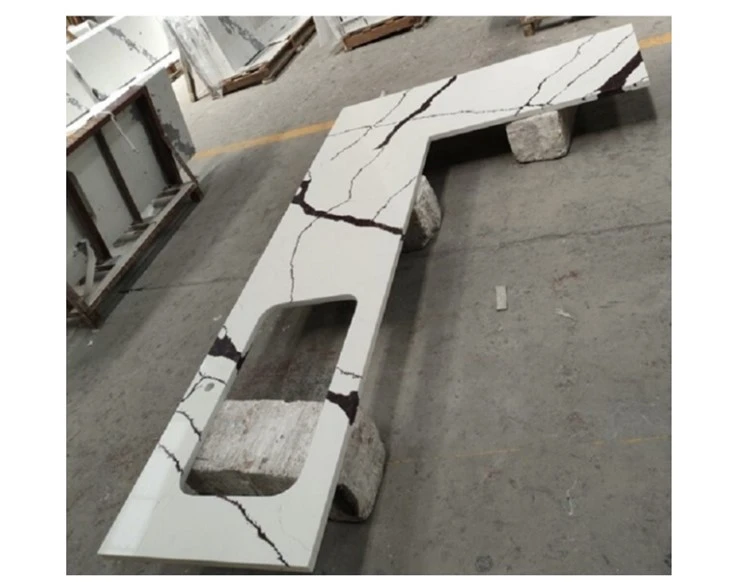 Calacatta White Quartz With Black Vein Calacatta White Quartz With Black Vein