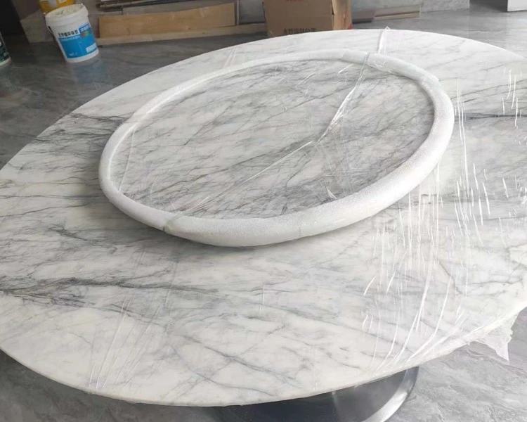 Zermatt White Marble Dining Table Zermatt White Marble Dining Table