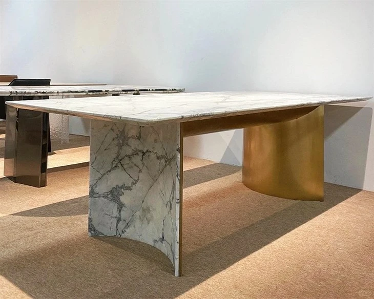marble dining table